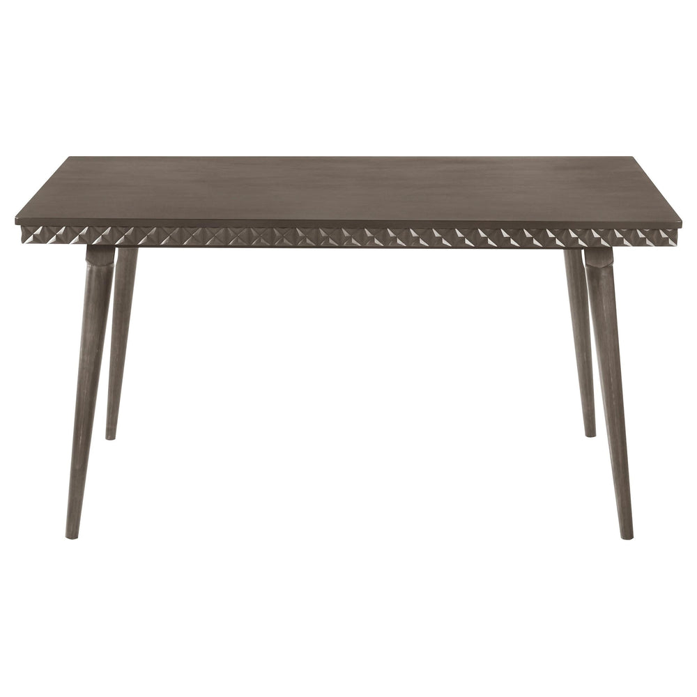 Mesa de comedor rectangular de madera Onslow de 59 pulgadas en marrón oscuro