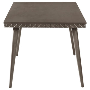 Mesa de comedor rectangular de madera Onslow de 59 pulgadas en marrón oscuro
