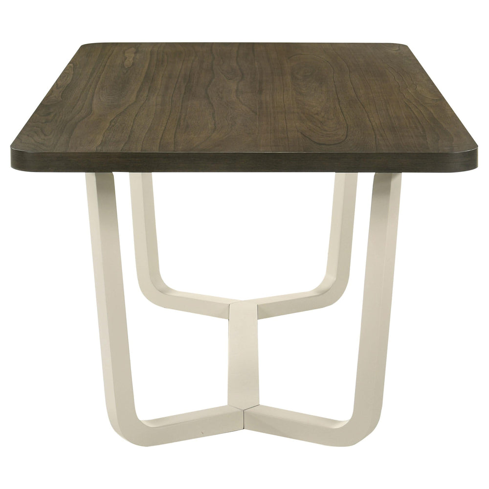 Biloxi 71-inch Rectangular Wood Dining Table Greyish Brown