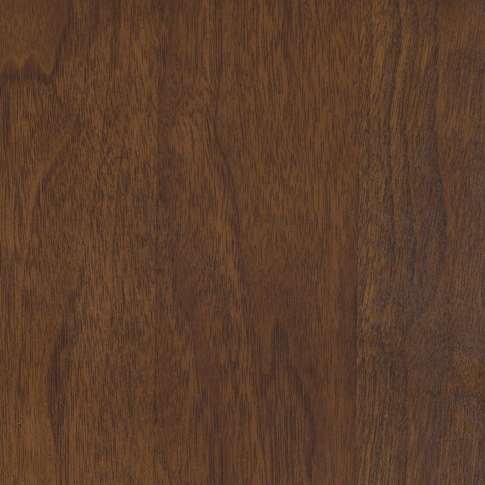 Mesa de comedor redonda Everton de madera de 53 pulgadas en nogal oscuro