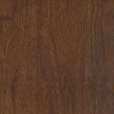 Mesa de comedor redonda Everton de madera de 53 pulgadas en nogal oscuro