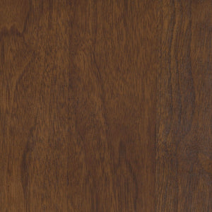 Mesa de comedor redonda Everton de madera de 53 pulgadas en nogal oscuro