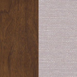 Silla de comedor Everton Wood en nogal oscuro (juego de 2)