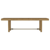 Juego de mesa de comedor extensible de 5 piezas Arini en color arena y negro