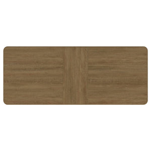 Juego de mesa de comedor extensible de 5 piezas Arini en color arena y negro