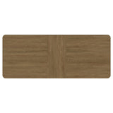 Juego de mesa de comedor Arini de 5 piezas con hojas extensibles, color arena
