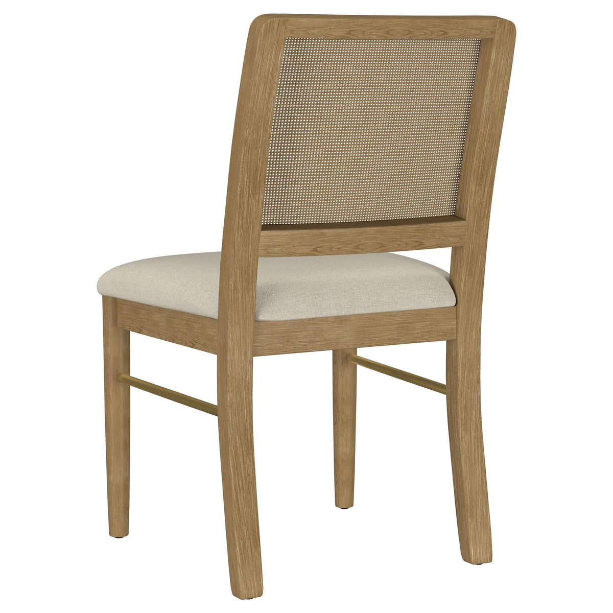 Juego de mesa de comedor Arini de 5 piezas con hojas extensibles, color arena