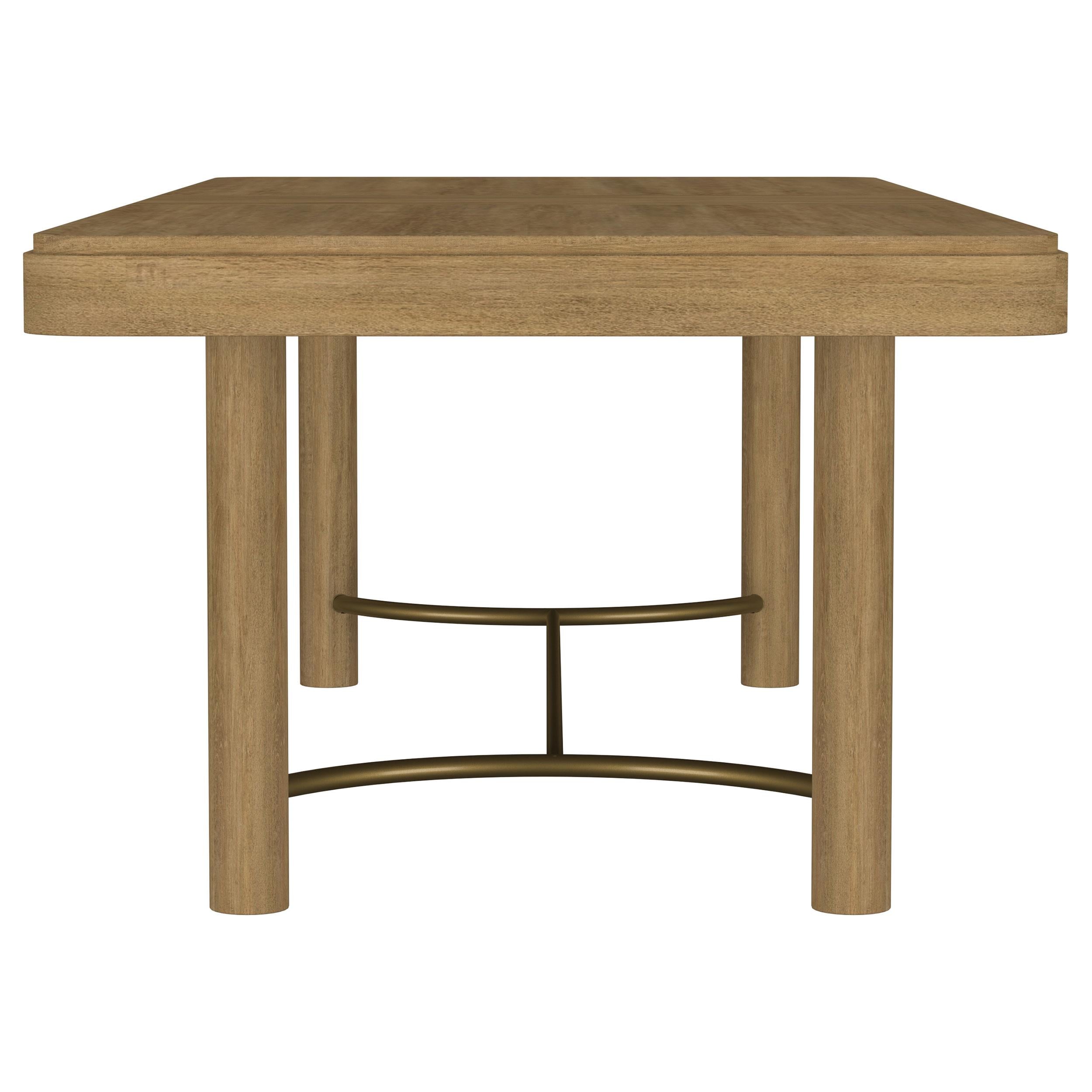 Arini 9-piece Extension Leaf Dining Table Set Sand Wash