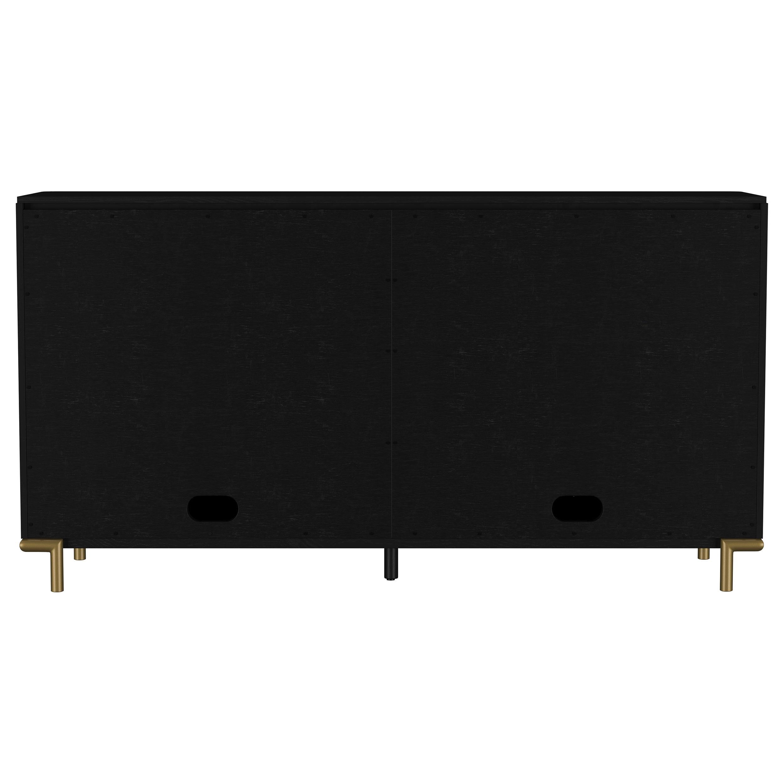 Arini 2-drawer Cane Door Dining Sideboard Server Black