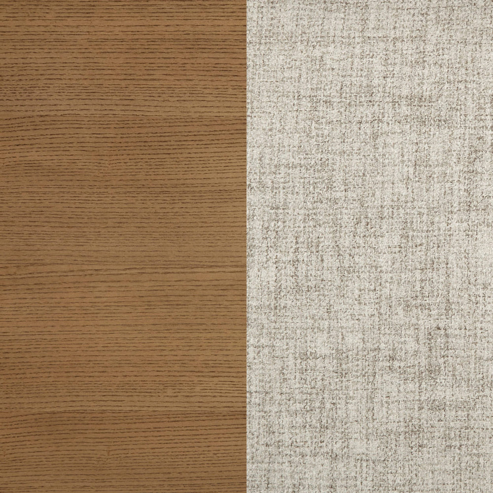 Juego de comedor rectangular Bruner de 5 piezas de 72 pulgadas en marrón natural