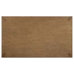 Bruner 7-piece 72-inch Rectangular Dining Set Natural Brown