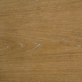 Mesa de comedor redonda Danvers de madera de roble marrón de 54 pulgadas