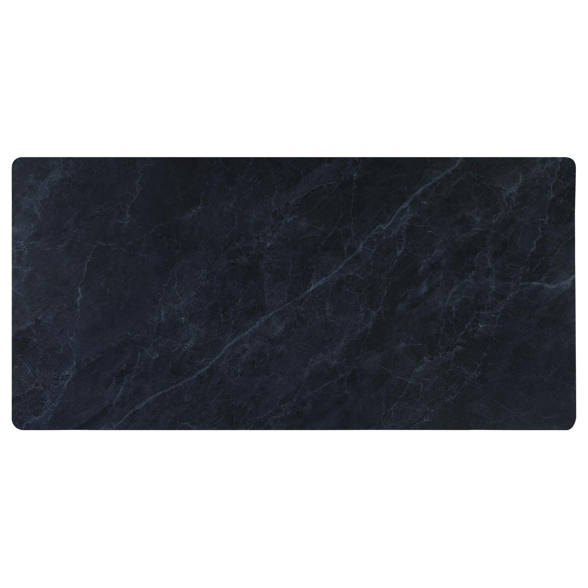 Mesa de comedor rectangular de piedra sinterizada Desden de 79 pulgadas, color gris