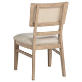 Juego de mesa de comedor rectangular Kailani de 7 piezas de madera de roble beige