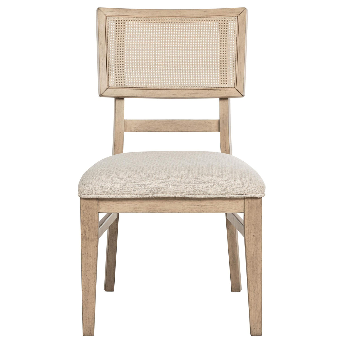 Juego de mesa de comedor rectangular Kailani de 9 piezas de madera de roble beige