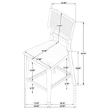 Juego de comedor Kailani de 8 piezas con gabinete de roble beige