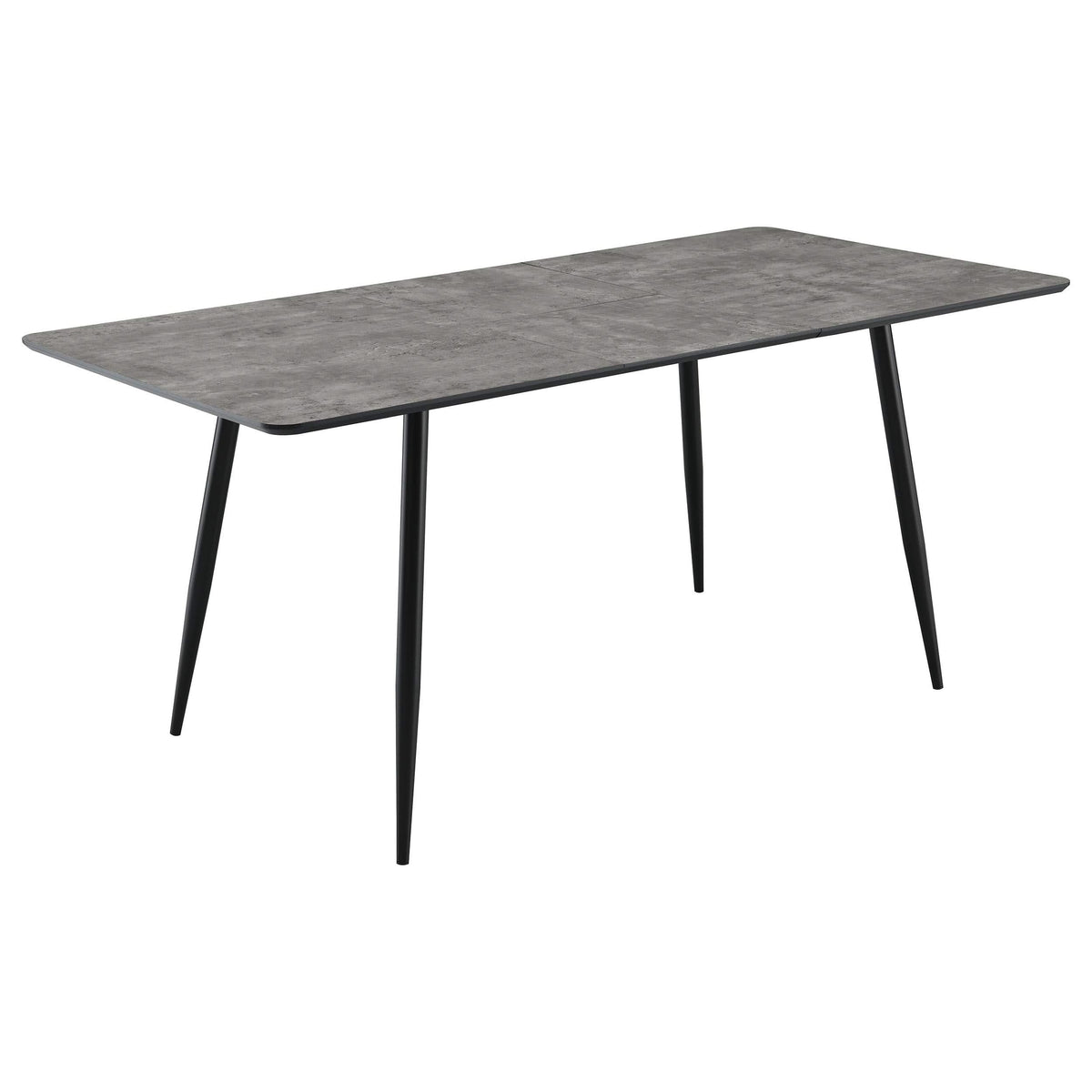 Juego de comedor Horizon de 5 piezas con mesa extensible, color gris