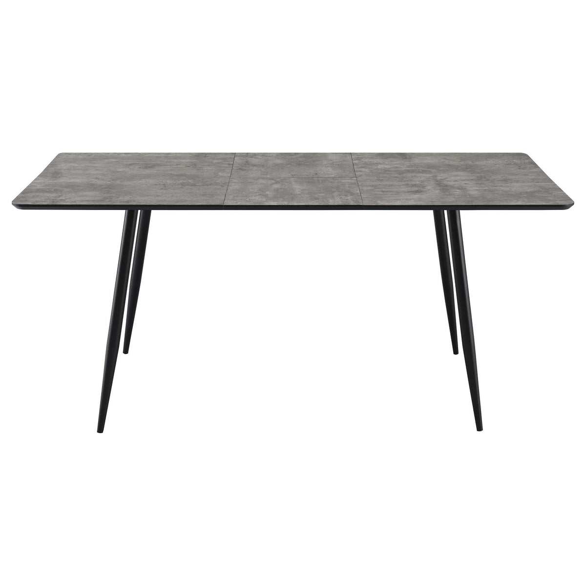 Juego de comedor Horizon de 5 piezas con mesa extensible, color gris