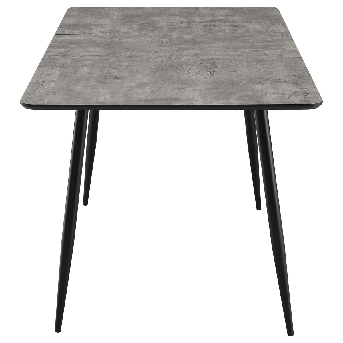 Juego de comedor Horizon de 5 piezas con mesa extensible, color gris