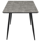 Juego de comedor Horizon de 5 piezas con mesa extensible, color gris