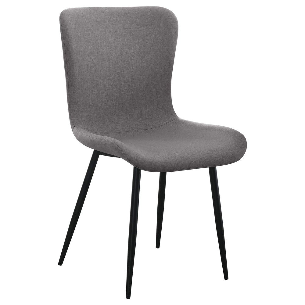 Juego de comedor Horizon de 5 piezas con mesa extensible, color gris