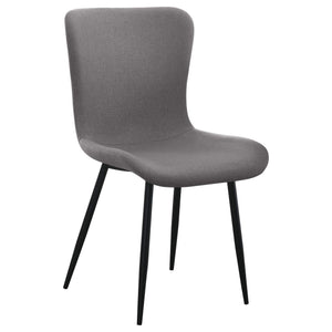 Juego de comedor Horizon de 5 piezas con mesa extensible, color gris