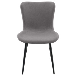 Juego de comedor Horizon de 5 piezas con mesa extensible, color gris