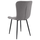 Juego de comedor Horizon de 5 piezas con mesa extensible, color gris