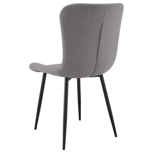 Juego de comedor Horizon de 5 piezas con mesa extensible, color gris