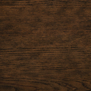Mesa de comedor con pedestal de madera redonda Landon de 60 pulgadas en marrón intenso