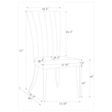 Juego de comedor rectangular Beaufort de 5 piezas en cromo y gris