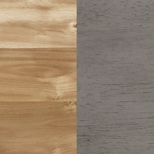 Mesa de comedor rectangular de madera Nogales de 71 pulgadas, color gris costero