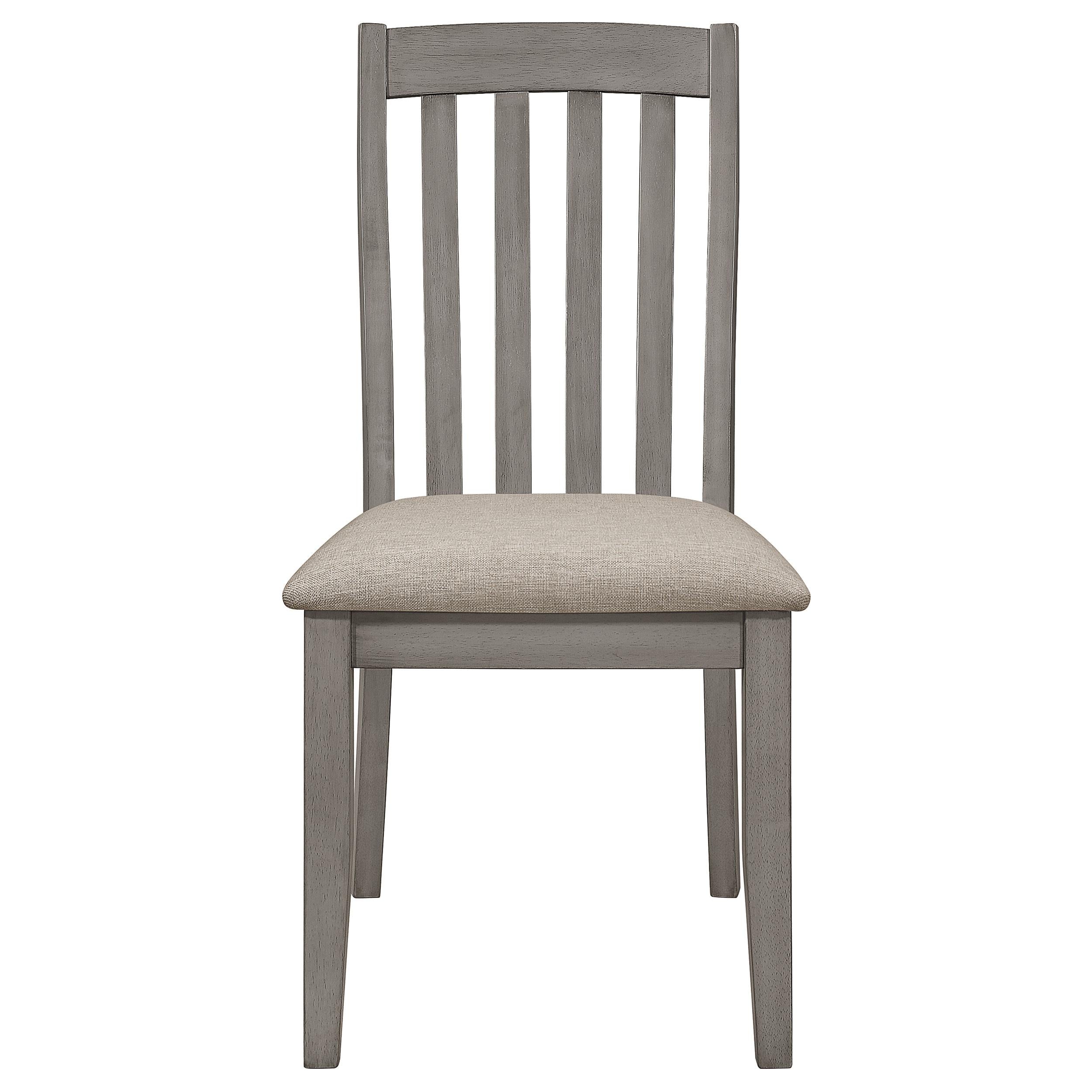 Nogales Wood Dining Side Chair Coastal Grey (Set of 2)