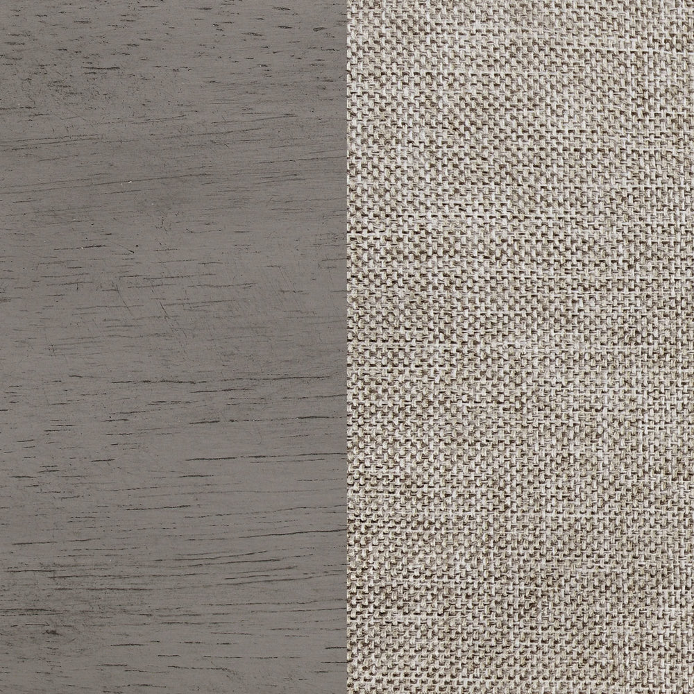 Silla de comedor de madera Nogales, color gris costero (juego de 2)