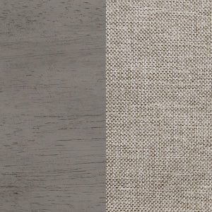 Silla de comedor de madera Nogales, color gris costero (juego de 2)