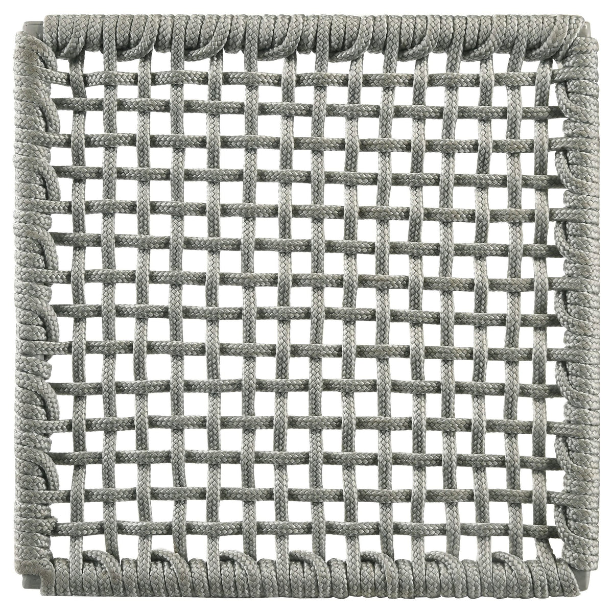 Sillas de comedor Nakia de cuerda tejida en gris (juego de 2)