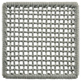 Sillas de comedor Nakia de cuerda tejida en gris (juego de 2)