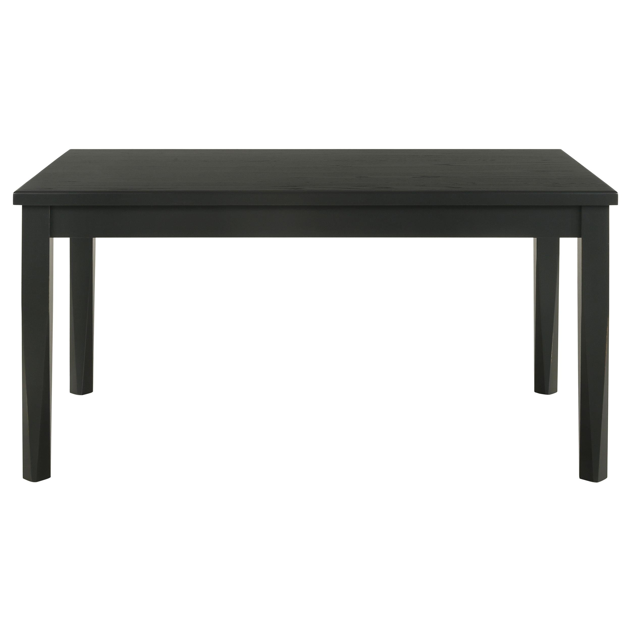 Appleton Rectangular 59-inch Dining Table Washed Black