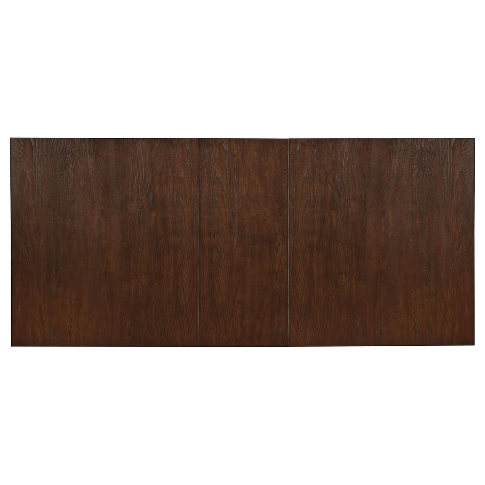 Juego de comedor Brockway de 7 piezas con hojas extensibles, estilo antiguo Java