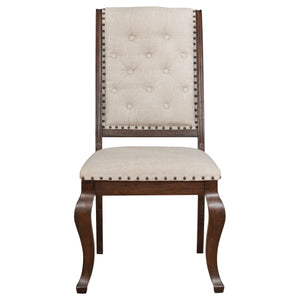 Juego de comedor Brockway de 7 piezas con hojas extensibles, estilo antiguo Java
