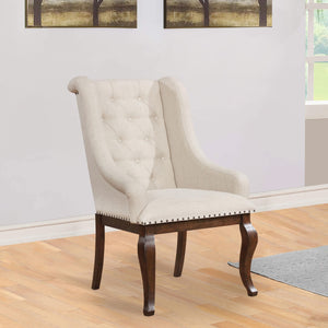 Sillón tapizado Brockway Barley Java (juego de 2)