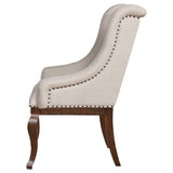 Sillón tapizado Brockway Barley Java (juego de 2)