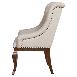 Sillón tapizado Brockway Barley Java (juego de 2)