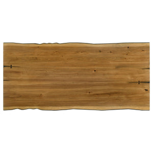 Bexley 6-piece Rectangular Live Edge Dining Table Set Honey