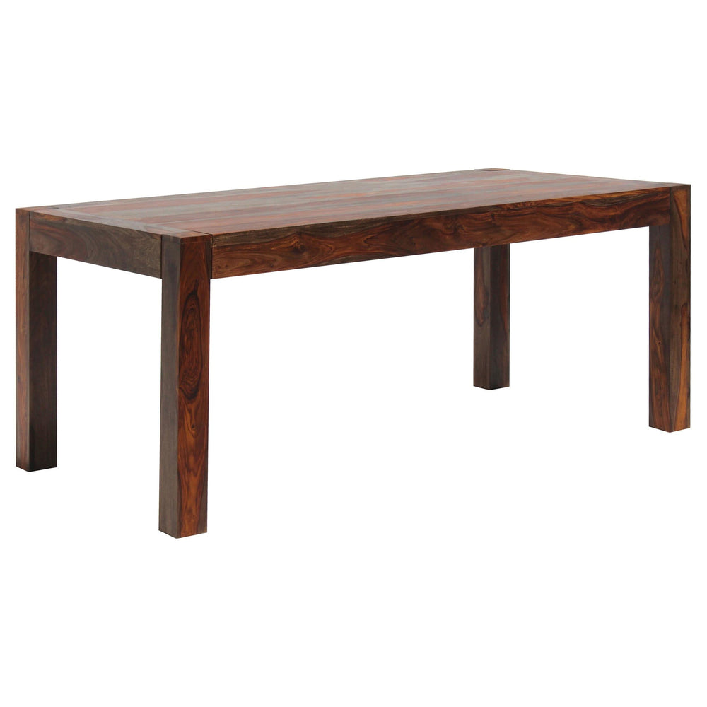 Mesa de comedor rectangular Keats color castaño cálido