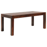 Mesa de comedor rectangular Keats color castaño cálido