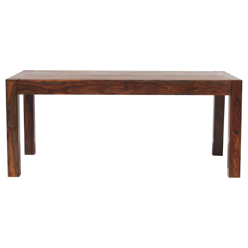 Mesa de comedor rectangular Keats color castaño cálido