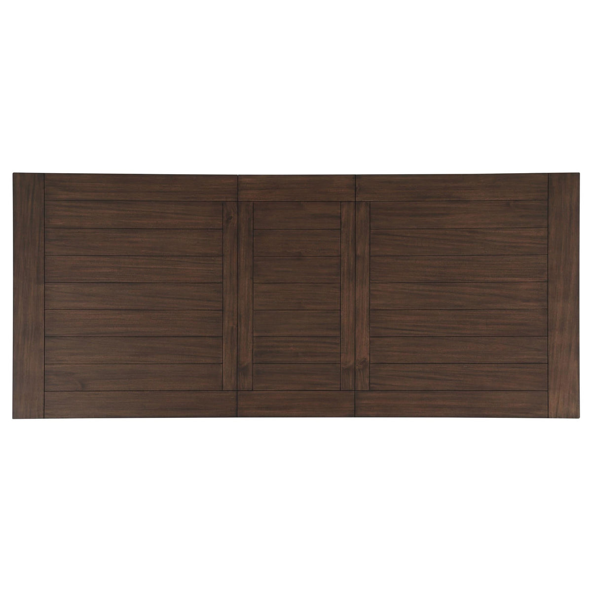 Juego de mesa de comedor rectangular Madelyn de 7 piezas en blanco costero