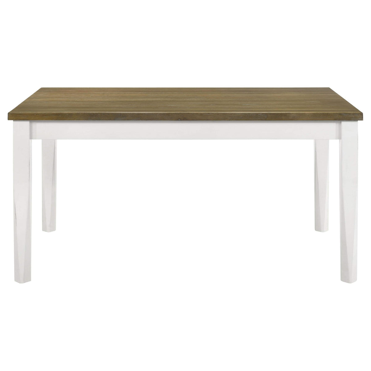 Juego de comedor rectangular Appleton de 5 piezas en blanco desgastado