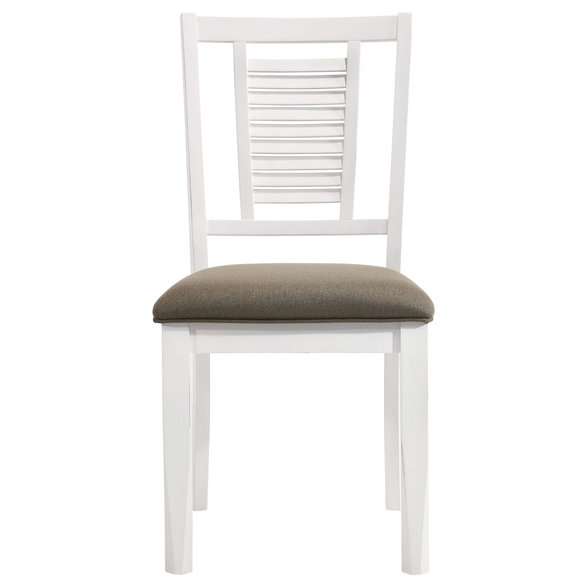 Juego de comedor rectangular Appleton de 5 piezas en blanco desgastado
